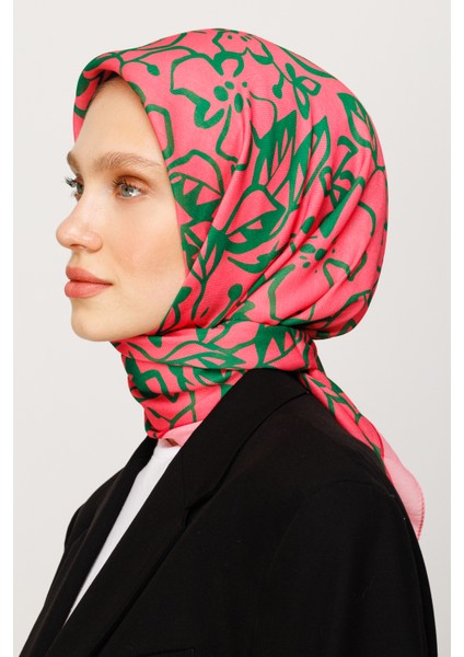 Floral Desen Dijital Soft Eşarp