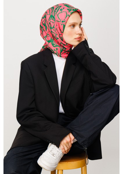 Floral Desen Dijital Soft Eşarp