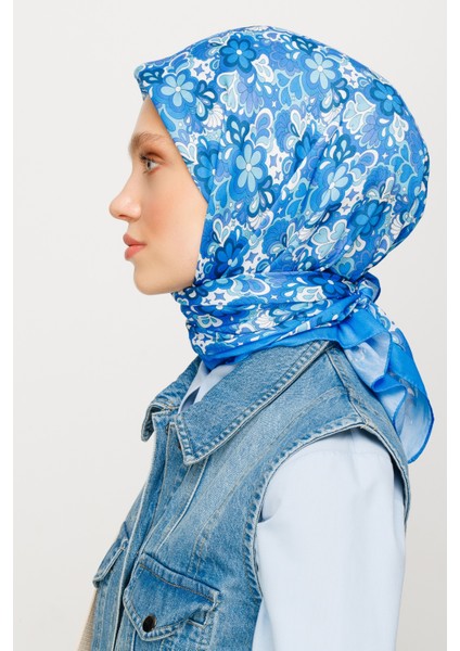 Daisy Desen Dijital Soft Eşarp