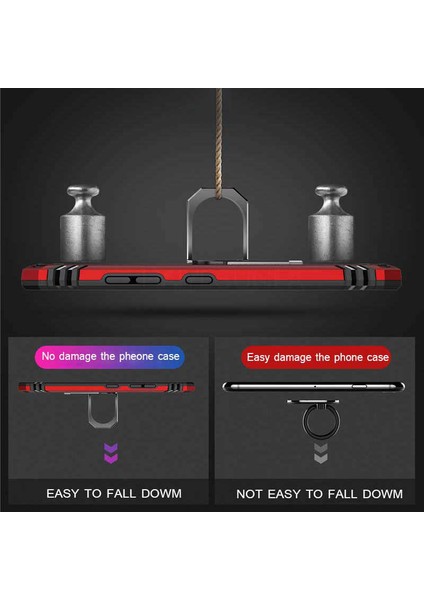 Samsung Galaxy A30S Uyumlu Kılıf Standlı Manyetik Yüzüklü Military Magnetic Ring Polycarbonate And Tpu Case fırsatları