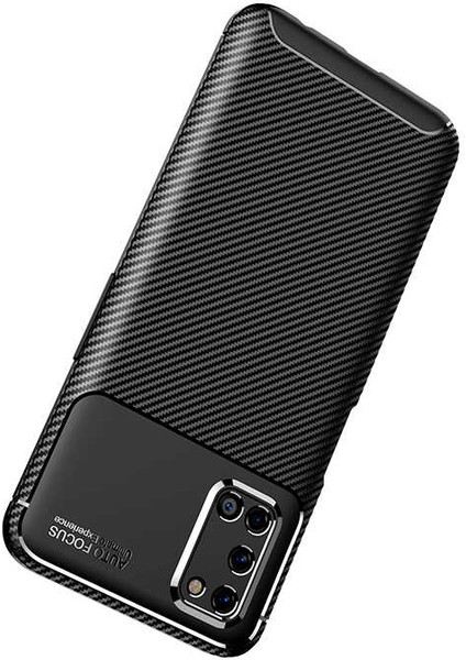 Oppo A72 Uyumlu Kılıf Karbon Armor Serisi, Ultra Dayanıklı ve Esnek Slim Fit Karbon Görünümlü Silikon modelleri