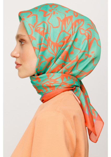 Floral Desen Dijital Soft Eşarp fırsatları