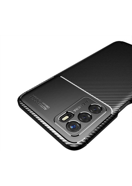 Oppo A16 Uyumlu Kılıf Karbon Armor Serisi, Ultra Dayanıklı ve Esnek Slim Fit Karbon Görünümlü Silikon fiyatları