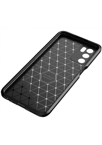 Oppo A16 Uyumlu Kılıf Karbon Armor Serisi, Ultra Dayanıklı ve Esnek Slim Fit Karbon Görünümlü Silikon fırsatları