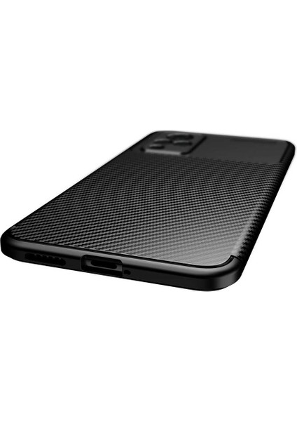Vivo V21 Uyumlu Kılıf Karbon Armor Serisi, Ultra Dayanıklı ve Esnek Slim Fit Karbon Görünümlü Silikon modelleri