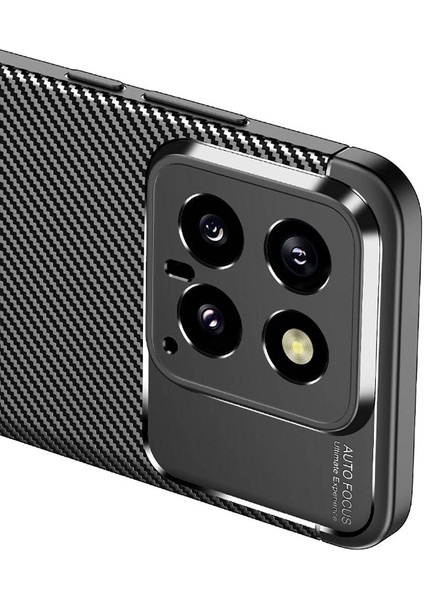 Xiaomi Mi 14 Uyumlu Kılıf Karbon Armor Serisi, Ultra Dayanıklı ve Esnek Slim Fit Karbon Görünümlü Silikon fırsatları