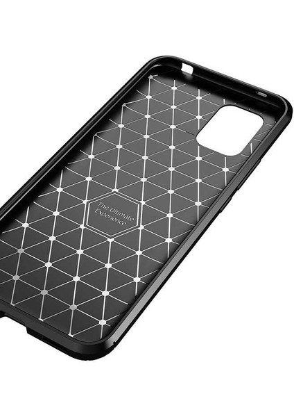 Xiaomi Mi 10 Lite Uyumlu Kılıf Karbon Armor Serisi, Ultra Dayanıklı ve Esnek Slim Fit Karbon Görünümlü Silikon modelleri