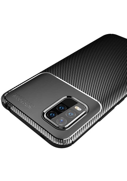 Xiaomi Mi 10 Lite Uyumlu Kılıf Karbon Armor Serisi, Ultra Dayanıklı ve Esnek Slim Fit Karbon Görünümlü Silikon fırsatları