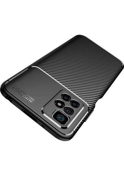Xiaomi Redmi 10 Uyumlu Kılıf Karbon Armor Serisi, Ultra Dayanıklı ve Esnek Slim Fit Karbon Görünümlü Silikon modelleri