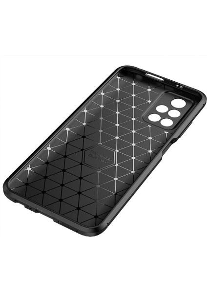 Xiaomi Poco M4 Pro 5g Uyumlu Kılıf Karbon Armor Serisi, Ultra Dayanıklı ve Esnek Slim Fit Karbon Görünümlü Silikon indirimleri