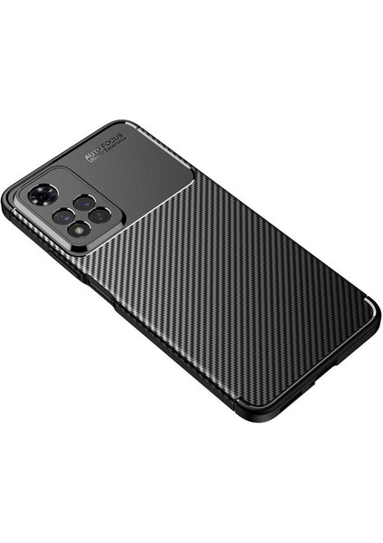 Xiaomi Redmi Note 11 Pro Plus 5g Uyumlu Kılıf Karbon Armor Serisi, Ultra Dayanıklı ve Esnek Slim Fit Karbon Görünümlü Silikon fiyatları