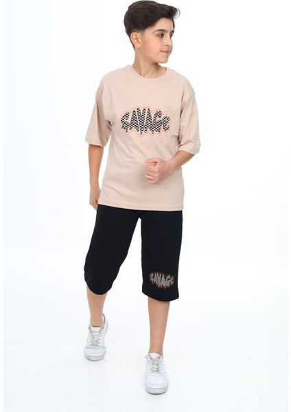 Erkek Çocuk Kaprili Alt-Üst Takım LX7111