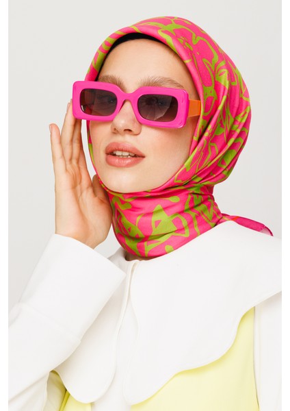 Floral Desen Dijital Soft Eşarp