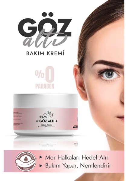 Göz Altı Morluk ve Torbalanma Karşıtı Yoğun Nemlendirici Göz Kremi Tüm Cilt Tipleri 50 ml