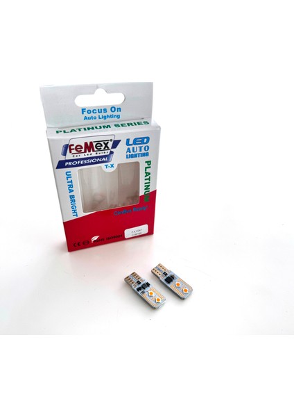 T10 3030 Chip 4smd 250 Lumen Turuncu LED Ampul