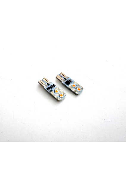 T10 3030 Chip 4smd 250 Lumen Turuncu LED Ampul