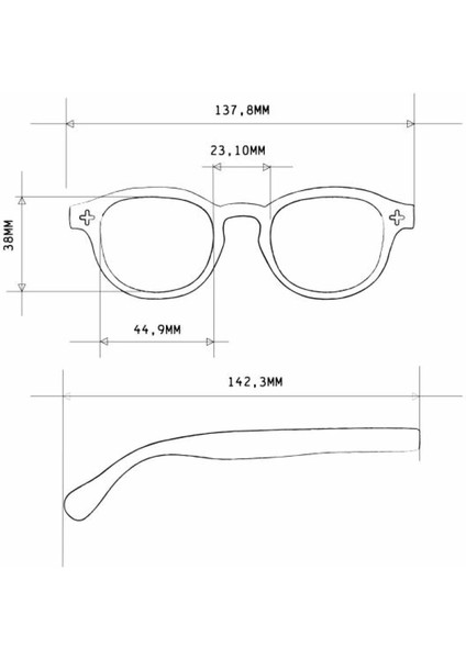 Aurelio Unisex Okuma - Güneş Gözlüğü - 1.50