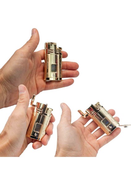 Üç Pürmüz , Puro Delicili Kaliteli Metal Çakmak, Puro Çakmağı indirimleri