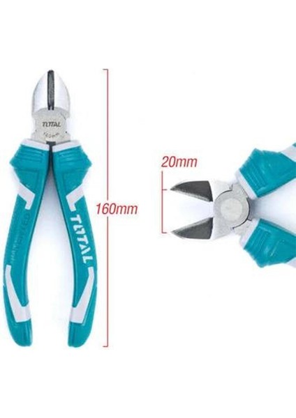 Kombine Yan Keski Plastik Saplı 160 mm Metal Inşaat Teli Kesim Kablo Kesme Kerpeten modelleri