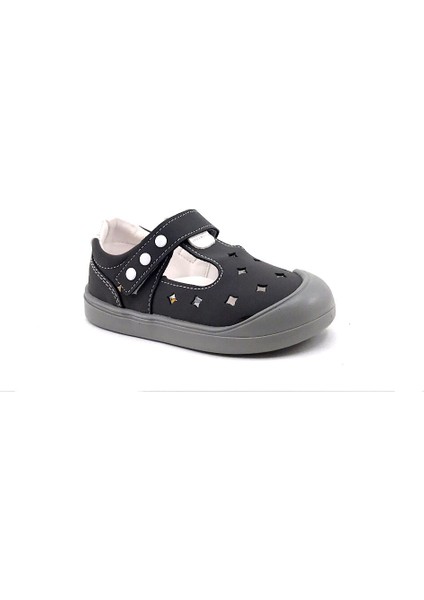Arz 4863 Gri Erkek Çocuk Bebe Sandalet Ayakkabı