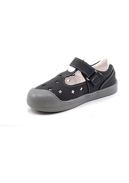 Arz 4863 Gri Erkek Çocuk Bebe Sandalet Ayakkabı