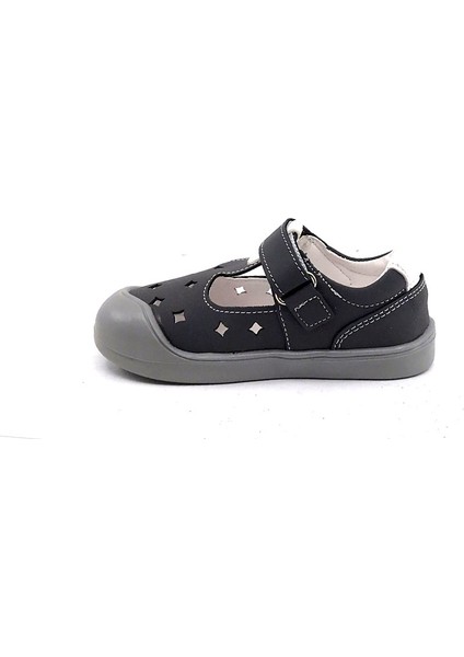 Arz 4863 Gri Erkek Çocuk Bebe Sandalet Ayakkabı