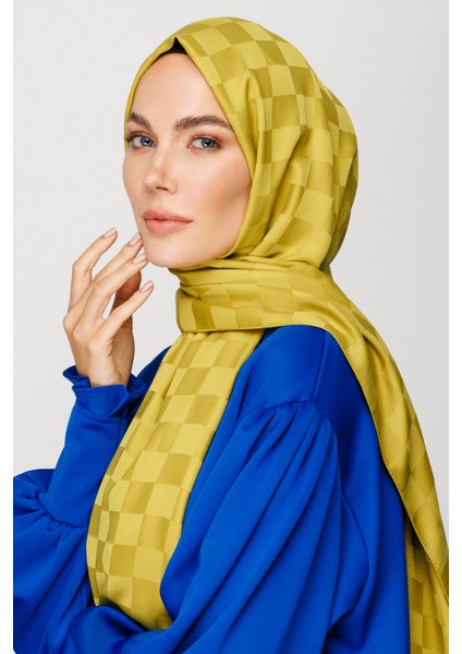 Dama Desen Ipeksi Jakar Şal