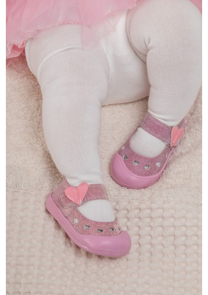 Arz 4867 Pembe Kız Çocuk Bebe Sandalet Ayakkabı