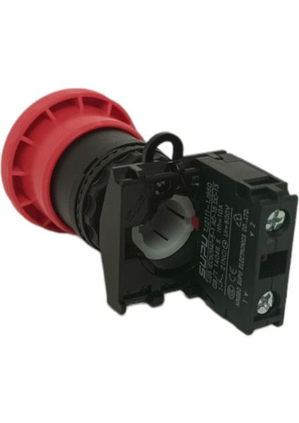 TJ2510-0HL10-J01 / Tj2 Serisi Acil Stop Buton Seti (Buton+ Bağlantı Aparatı +Kontak (1nc))