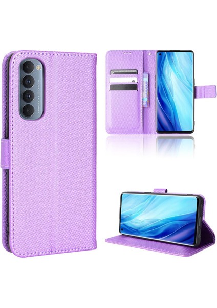 4 Pro 4g Için Kılıf Manyetik Cüzdan Kapak Kart Tutucu Kickstand (Yurt Dışından)
