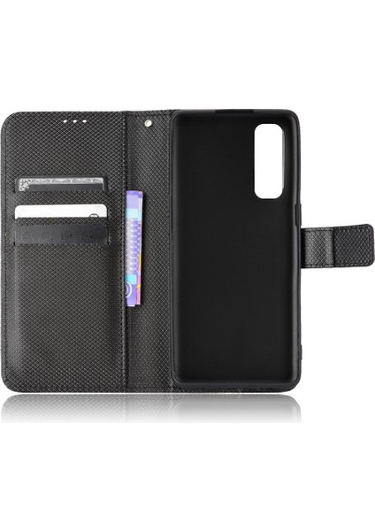 Için Kılıf 3 Pro 4g Kart Tutucu Kapak Kickstand Manyetik Cüzdan (Yurt Dışından)