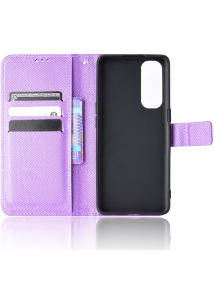 4 Pro 4g Için Kılıf Manyetik Cüzdan Kapak Kart Tutucu Kickstand (Yurt Dışından)