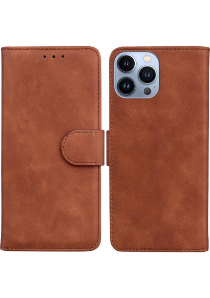 IPhone 15 Için Flip Case Pro Max Premium Pu Deri Standı Tutucu Kart Yuvası (Yurt Dışından)