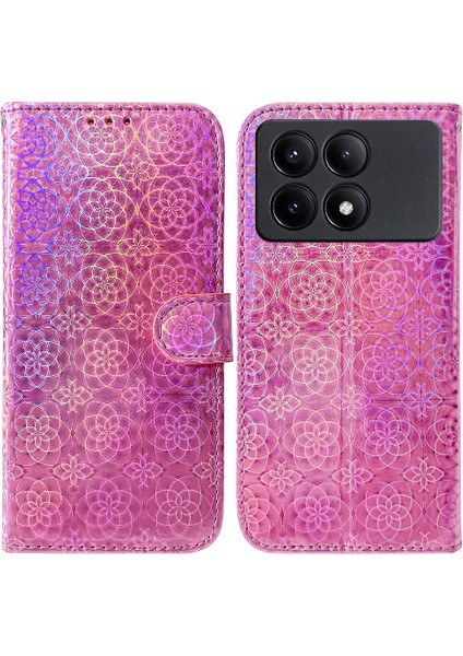 Xiaomi Redmi Kredmi Glitter Renkli Standı Tutucu Cüzdan Kılıf Pu (Yurt Dışından)