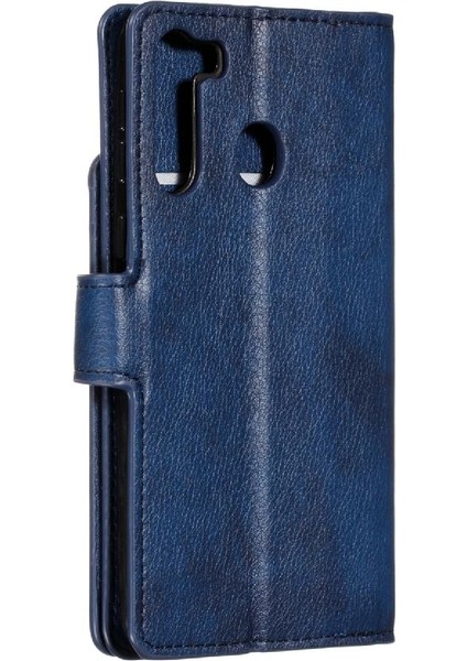 Galaxy A21 Cüzdan 9 Kart Yuvaları Için Kılıf Kickstand Manyetik Pu (Yurt Dışından) modelleri