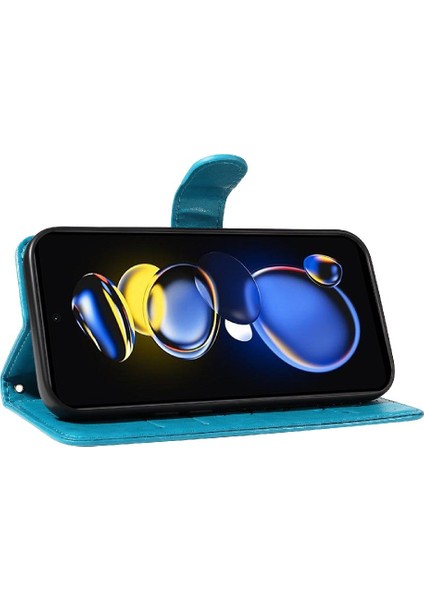 Xiaomi Poco X4 Gt Kabartmalı Kelebek Cüzdan Telefon Kılıfı ve Kart (Yurt Dışından) indirimleri