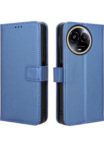 Realme 11 5g Için Kılıf Kapak Manyetik Cüzdan Kickstand Kart Tutucu (Yurt Dışından)