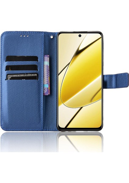 Realme 11 5g Için Kılıf Kapak Manyetik Cüzdan Kickstand Kart Tutucu (Yurt Dışından)