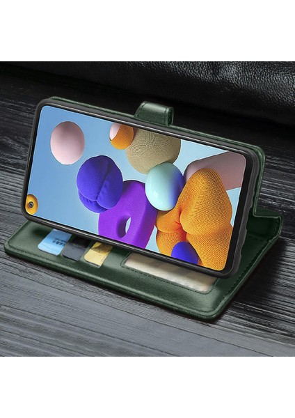 Galaxy A21S Flip Kapak Moda Tasarım Cüzdan Fonksiyonu (Yurt Dışından) fırsatları