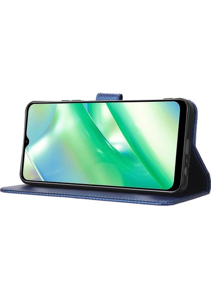 Realme C33 4g Kart Tutucu Kapak Kickstand Manyetik Cüzdan Için Kılıf (Yurt Dışından)