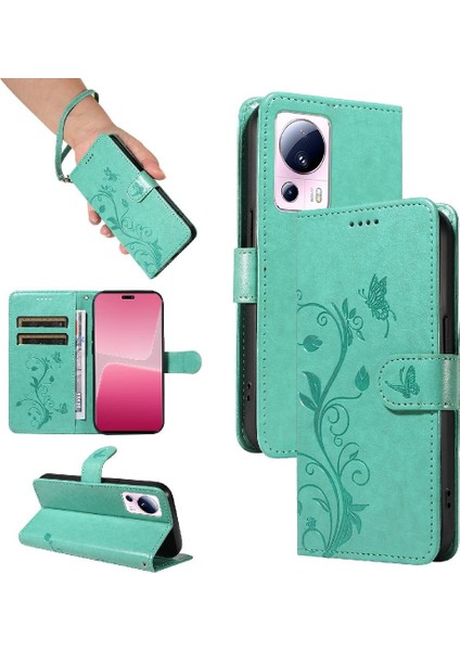 El Kayışı ile Xiaomi 13 Lite Için Kılıf Cüzdan Telefon Kılıfı Yüksek Kalite ve (Yurt Dışından) indirimleri