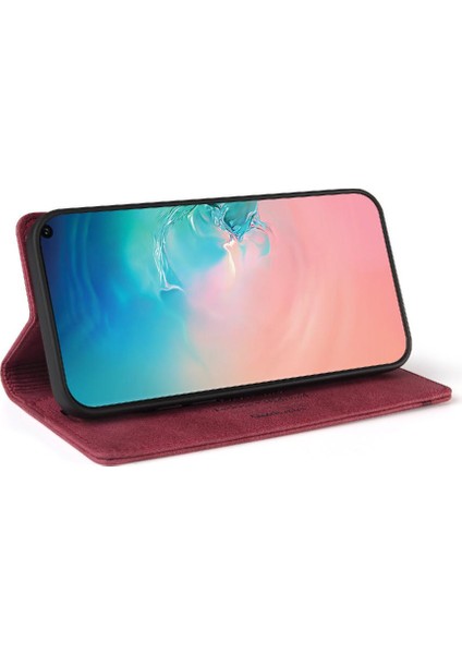Galaxy S10 Artı Iki Kart Yuvaları Kickstand Premium Deri (Yurt Dışından)
