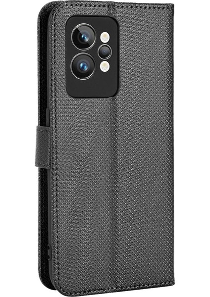 Realme Gt 2 Pro Için Kılıf Kapak Kart Tutucu Kickstand Manyetik Cüzdan (Yurt Dışından) modelleri