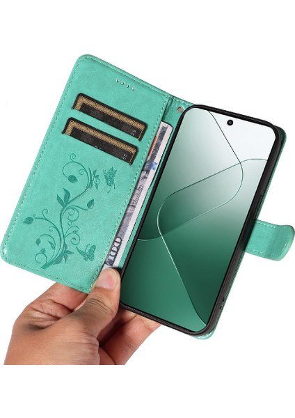 Xiaomi 14 Cüzdan Telefon Kılıfı Için El Kayışı ile Yüksek Kaliteli Deri (Yurt Dışından) indirimleri