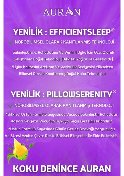 Lavanta Uyku Ve Yastık Spreyi Rahatlatıcı Uyku Ve Dinlenme Spreyi Sleep And Pıllow Spray 50ml