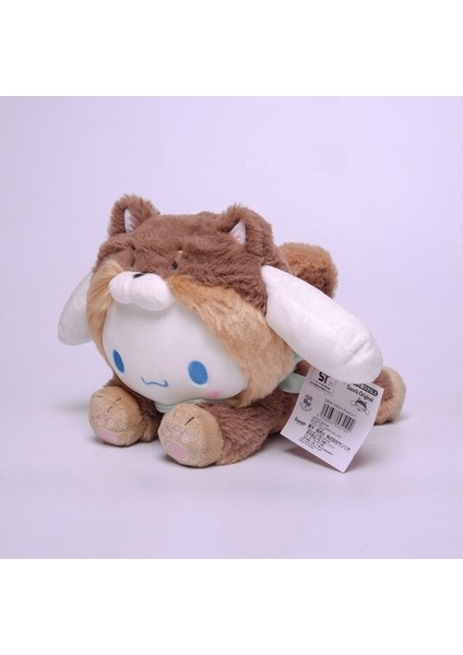 23CM Karikatür Dolgulu Hayvan Kuromi Benim Melody Tarçın Rulosu Peluş Anime Kawaii Sevimli Yumuşak Peluş Oyuncak Hediye (Yurt Dışından)