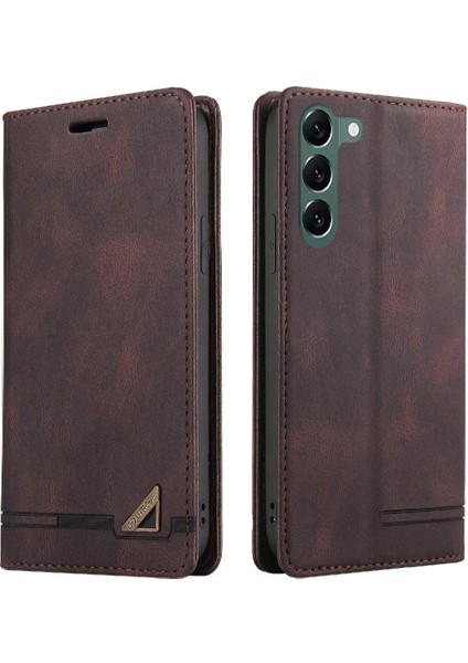 Galaxy S23 Artı Premium Deri Kickstand Premium Iki (Yurt Dışından)