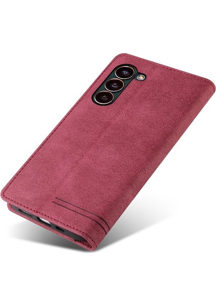 Galaxy S24 Artı Kickstand Iki Kart Yuvaları Premium Deri (Yurt Dışından) indirimleri