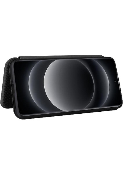 Kart Tutucu Kickstand Deri Folio Flip ile Xiaomi 14 Ultra Için Kılıf (Yurt Dışından)