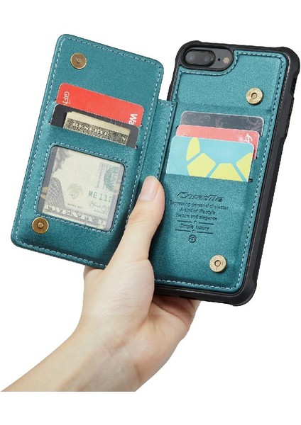 IPhone 6 Artı/6s Artı Pu Deri Rfıd Engelleme Için Caseme Cüzdan Kılıf (Yurt Dışından)